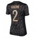 Paris Saint-Germain Achraf Hakimi #2 Voetbalkleding Derde Shirt Dames 2023-24 Korte Mouwen